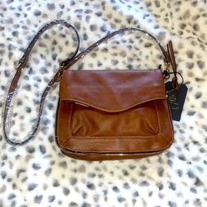 MODA Luxe crossbody leather purse
